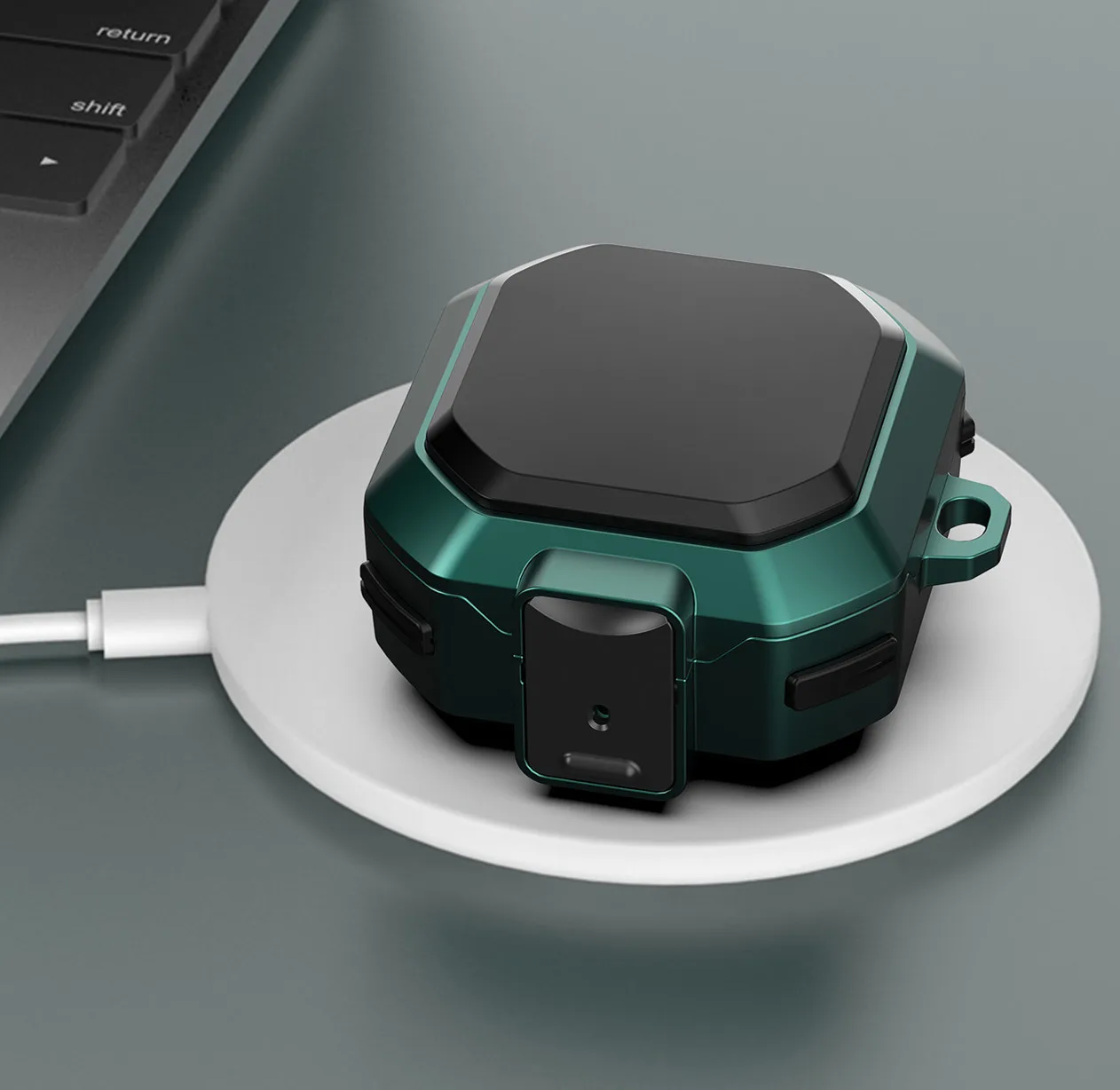 لسامسونج غالاكسي براعم 2/برو/لايف/برو 2 حالة فاخرة مع الأمن قفل درع سماعة غطاء عالمي ل غالاكسي براعم حالات