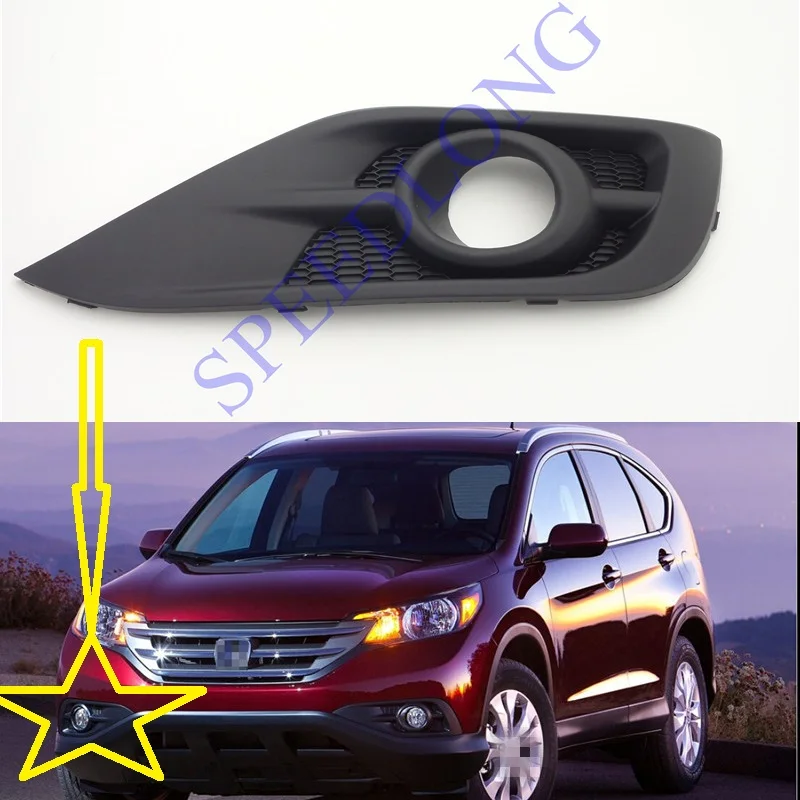 

1 PC RH Right bumper fog lamp light cover bezel for HONDA CRV 2012-2014