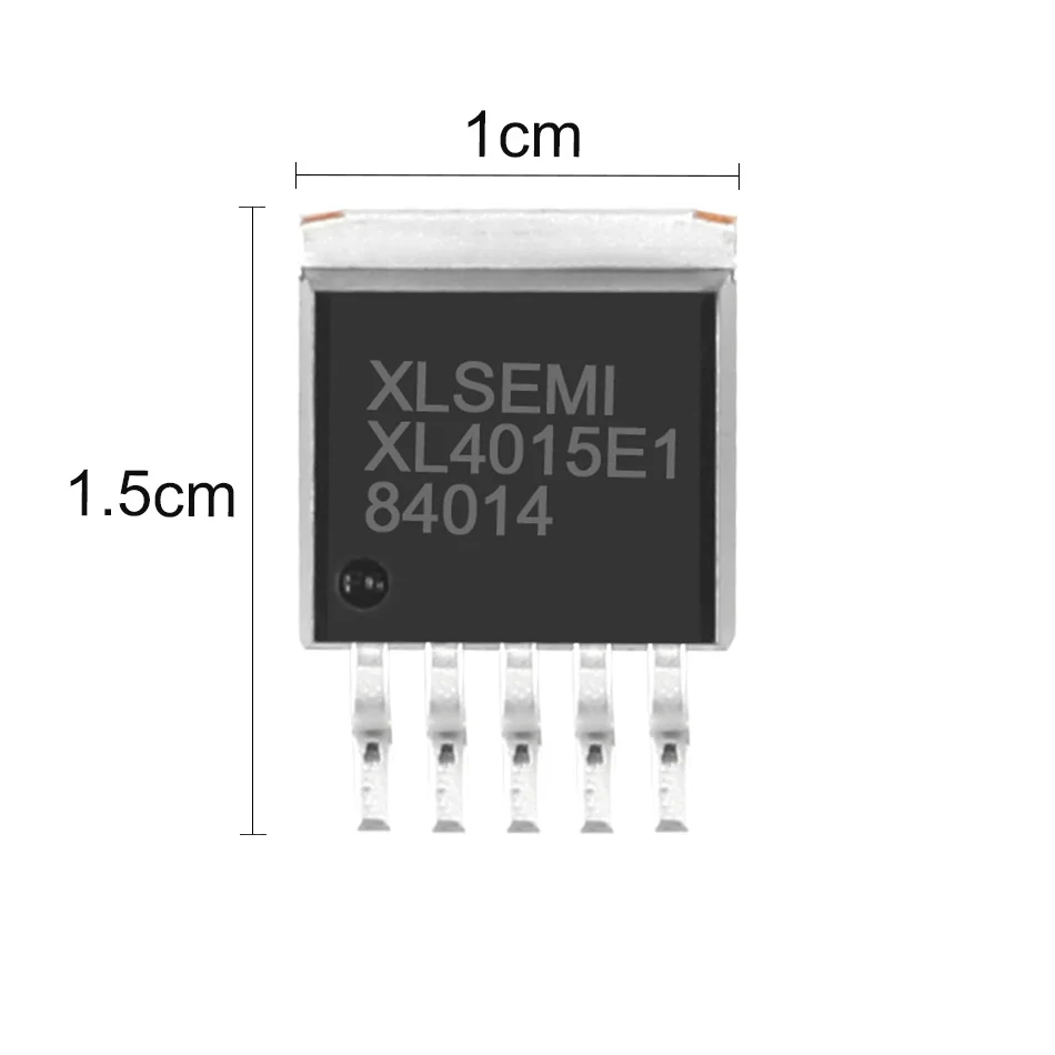 50pcs XL4015E1 5A 180KHz 36V Step-Down DC-to-DC Converter XL4015 TO-263