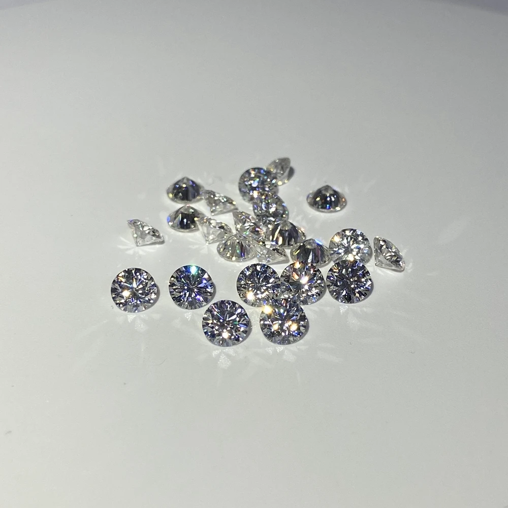 5 szt. 0.065 karatowego 2.5mm FG VS klarowność luźny diamentowy kamień 100% naturalny prawdziwy diament