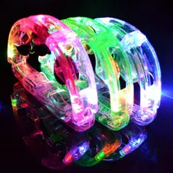 2021 New Flashing Bell Sensory LED Light Tambourine Shaking Toy Evening Party Stage Prop