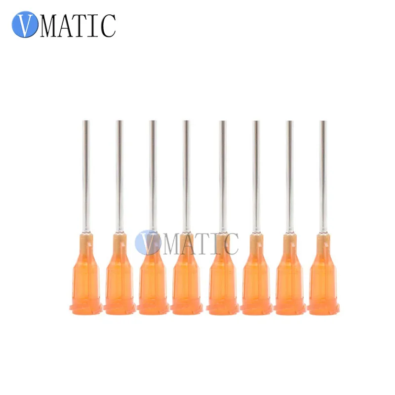 

Free Shipping 100Pcs 15G Glue Dispensing Needle 1'' Length Stainless Steel Dispense Needles Tip 1 Inch