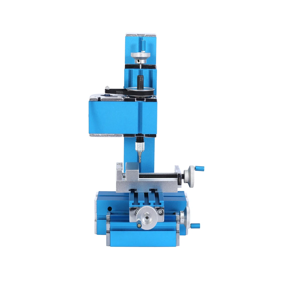 Mini Metal Lathe DIY Miniature Milling Machine Miller 100-240V Woodworking Metal Aluminum Processing Tool Mini Milling Machine