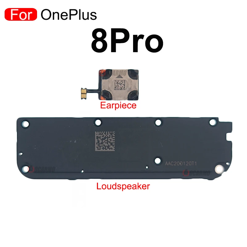 For OnePlus 8 Pro 1+8Pro Earpiece Ear Speaker + Loudspeaker Buzzer Ringer Flex Cable Replacement Repair Part