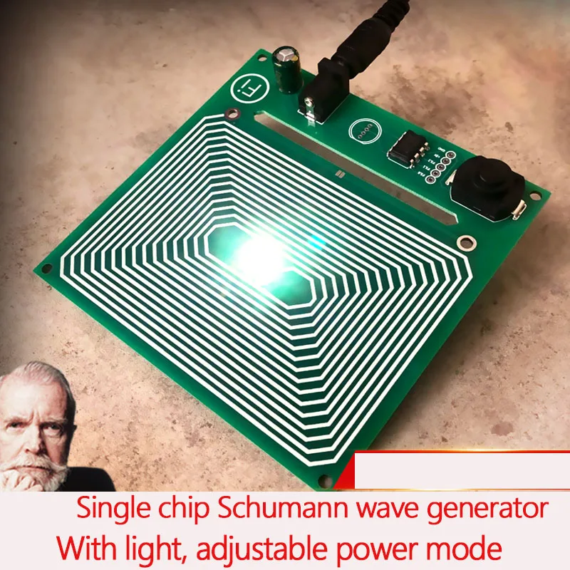 USB Multi-mode Schumann Wave Generator STC15F101W Smallest System PCB Coil Antenna