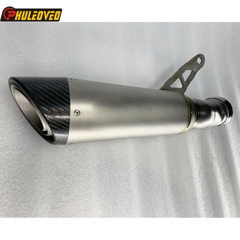 Titanium Alloy for BMW S1000RR 2019-2023 Slip-on Motorcycle Exhaust Muffler Escape Demper Leakage Link pipe for S1000R Motos