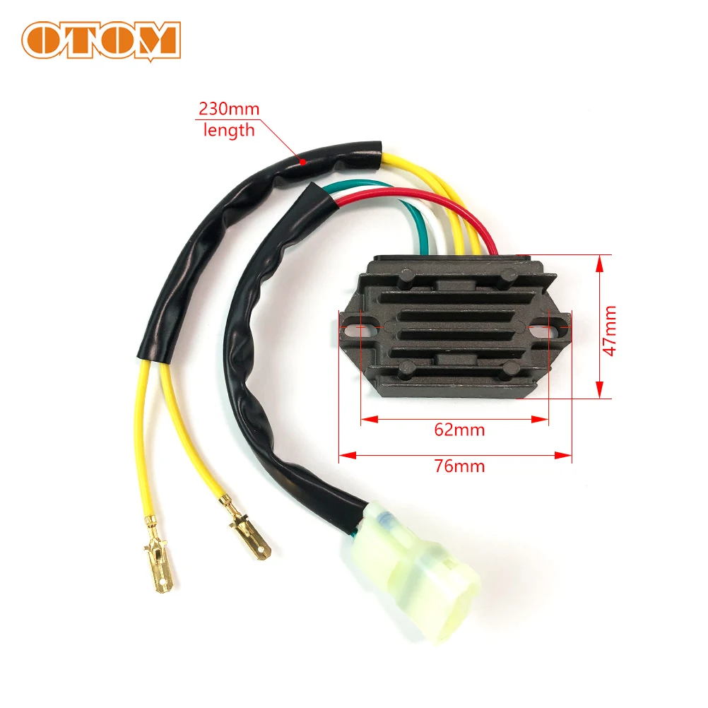 OTOM Motorcycle Voltage Regulator Rectifier 2038A.1 For KTM XCF SXF 250 450 505 SUZUKI RMZ250 32800-28H00 Scooter Moped ATV Part