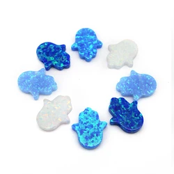 11*13mm Hamsa Opal Stone Free Shipping Loose Fatima Hand Shape MOP Shell Beads For Jewelry