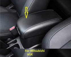 Customzied Microfibre Leather Center Armrest box protection Cover For Mitsubishi ASX car accessories interior