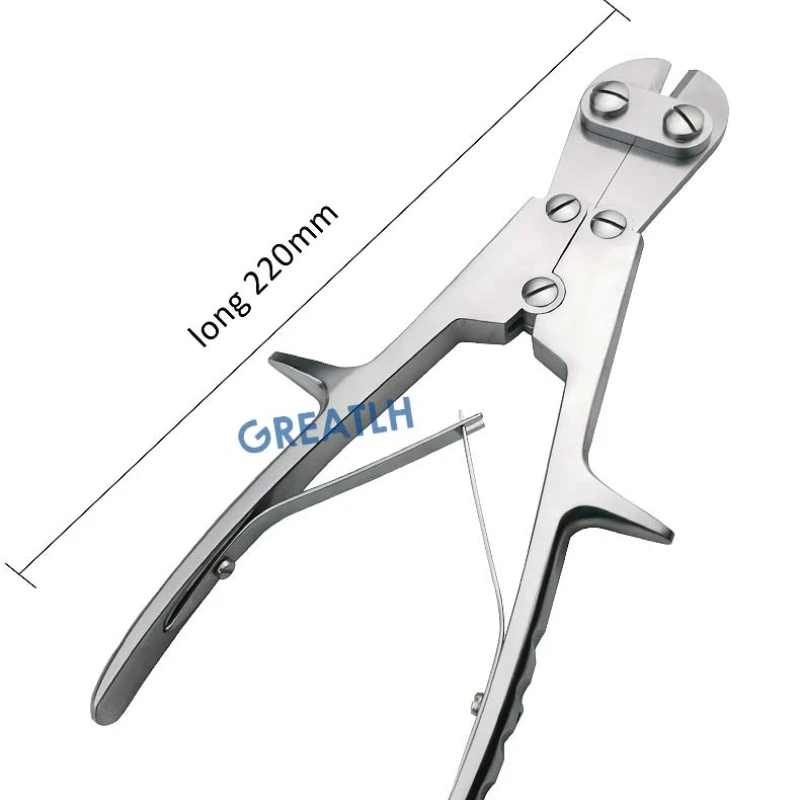 1pcs Durable Stainless Steel Kirschner Wire Cutter Pin Cutter Autoclavable Orthopedics Veterinary Instruments pet