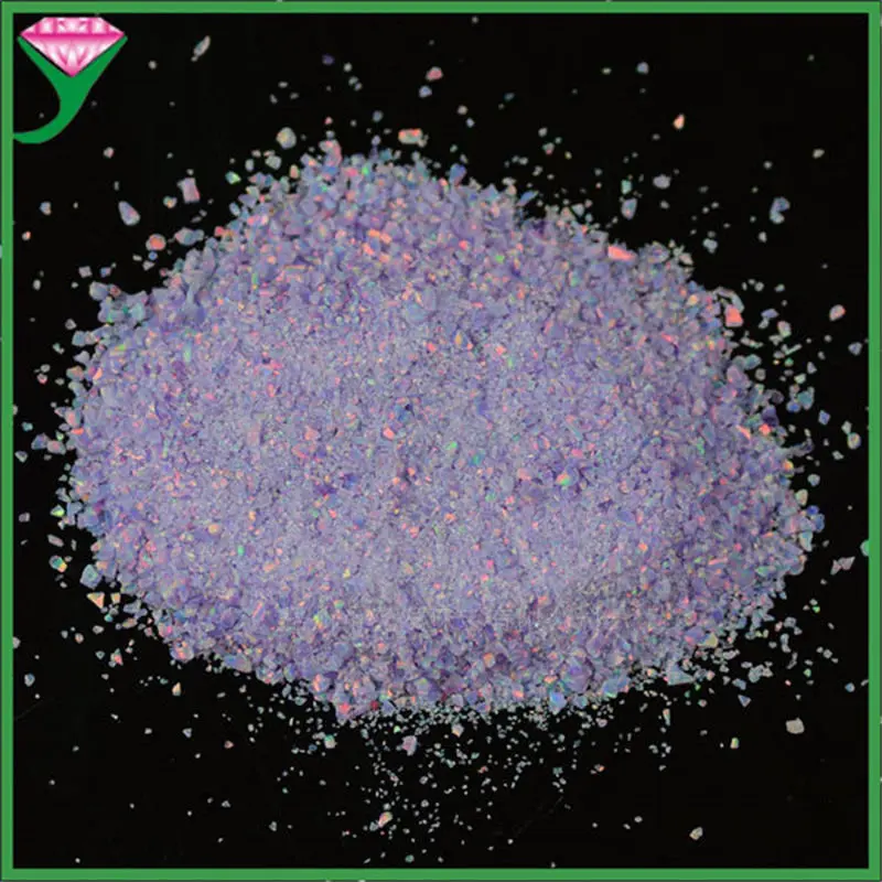 2 جرام/وحدة 1.5 مللي متر-160 شبكة مزيج الألوان أوبال صناعي سحق لصنع خاتم المجوهرات #4