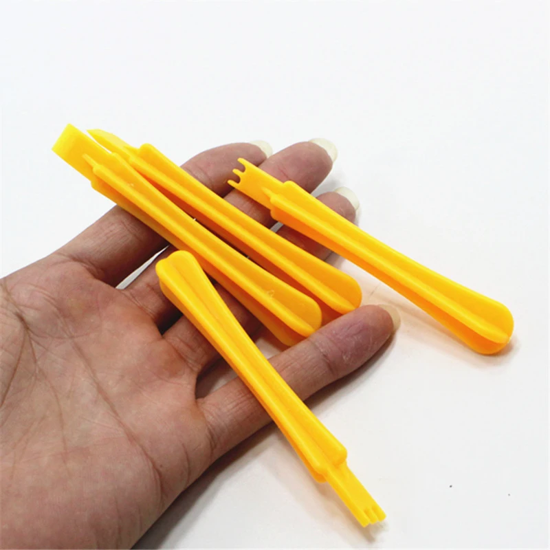 100pcs/set Yellow Color Opening Pry Tools Plastic Spudger For iPhone iPad Samsung Smartphone Laptop PC Disassembly Repair Tools