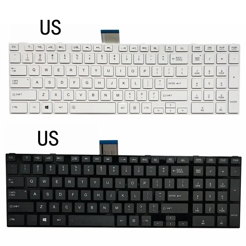 US/SP KEYBOARD FOR Toshiba Satellite C850 C855D C850D C855 C870 C870D C875 C875D L870 L875 L875D L850 L850D P850 L855 L850 T02B