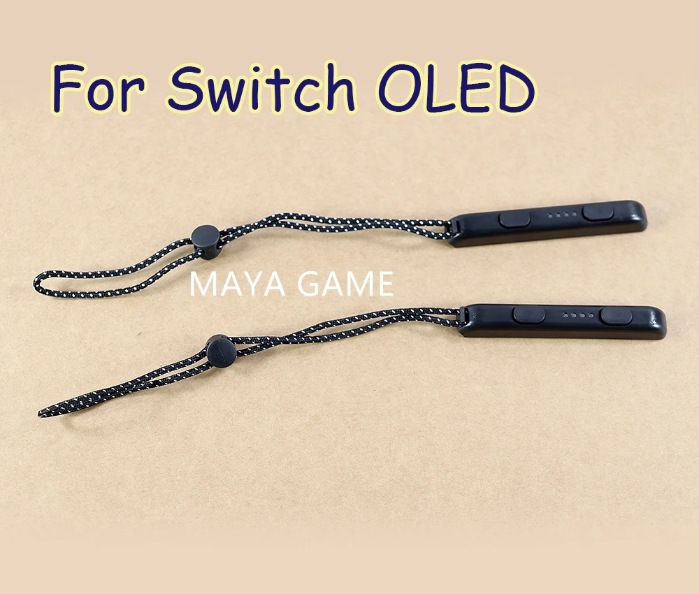 2 قطعة لنينتندو سويتش OLED JoyCon Joy Con الأسود شريط للرسغ حبل للتبديل Joycon يلتف الموز قابل للتعديل قوس الوقوف