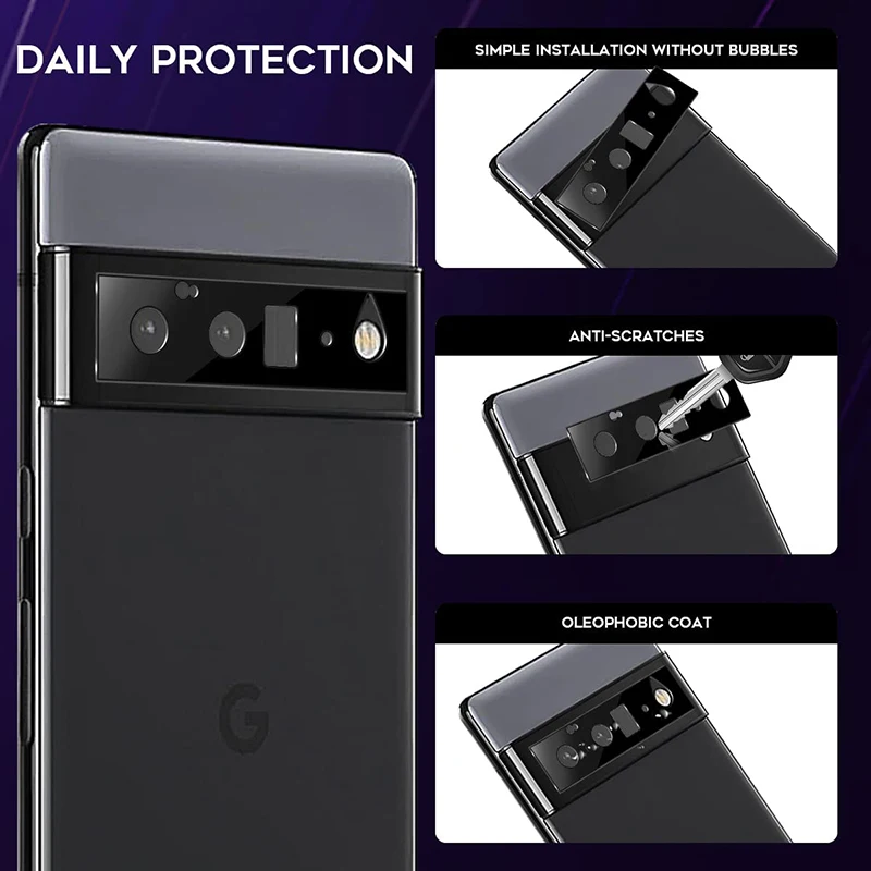 Tempered Glass Camera Lens Screen Protector For Google Pixel 6 Pro