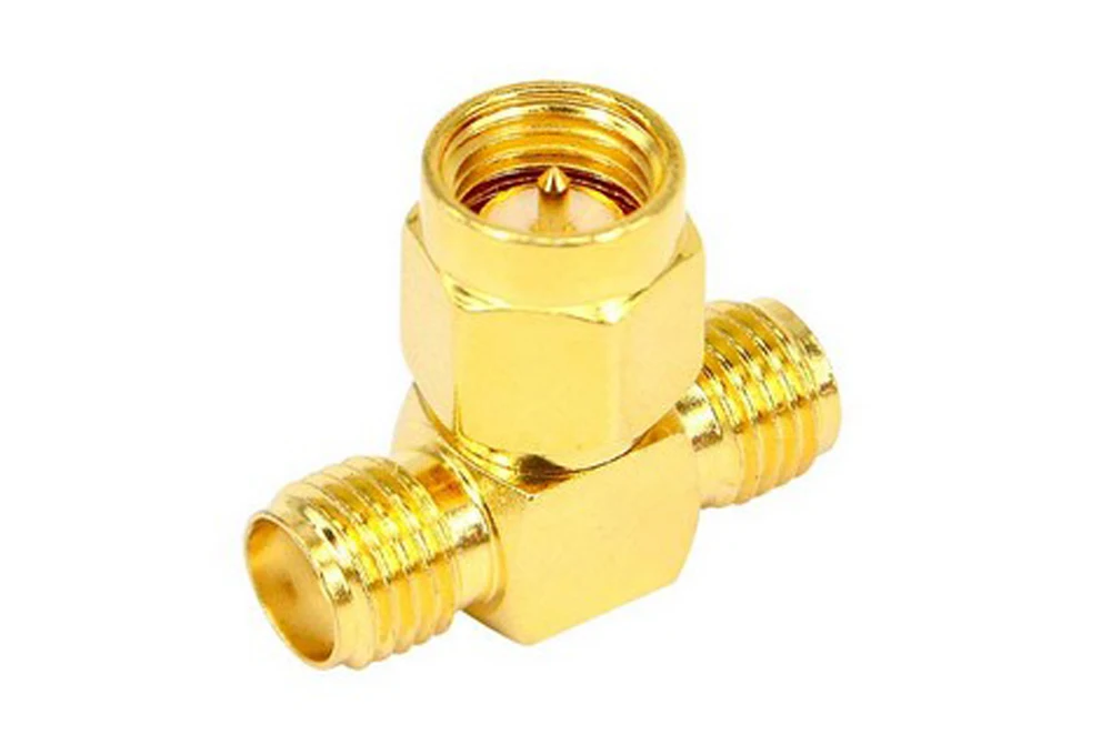 100 teile/los 3 Way RF T Typ SMA Stecker auf 2 SMA Weibliche Splitter Konverter Adapter – Detail 6