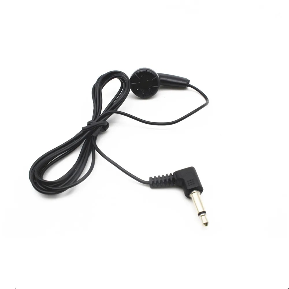 

50 Pcs Disposable Single Side Earbud 1-bud Earphone Mono Earpiece Ear Bud for Tour Guide ,Hospital ,Airlines