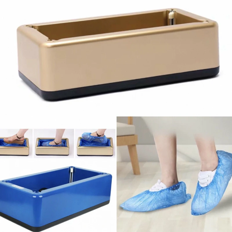 

Automatic Disposable Shoe Cover Waterproof Overshoes Dispenser Portable Machine for Home Office Supermarket Factory Floor Clean