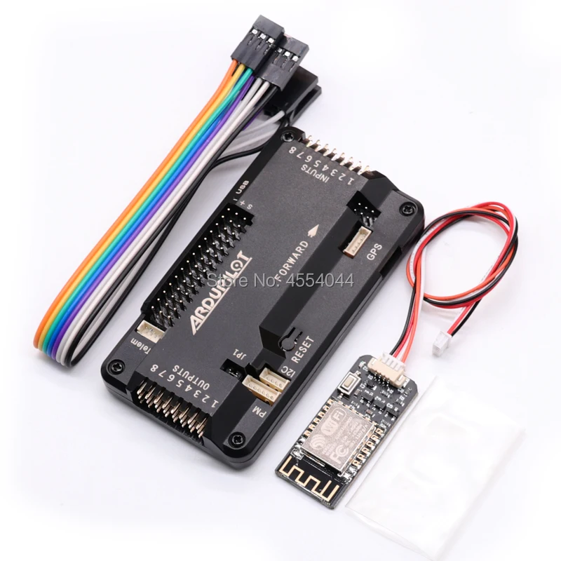 Placa controladora de vuelo APM2.8 con brújula interna, módulo de telemetría de Radio WIFI, nuevo MAVLink2 para Dron Pixhawk APM FPV