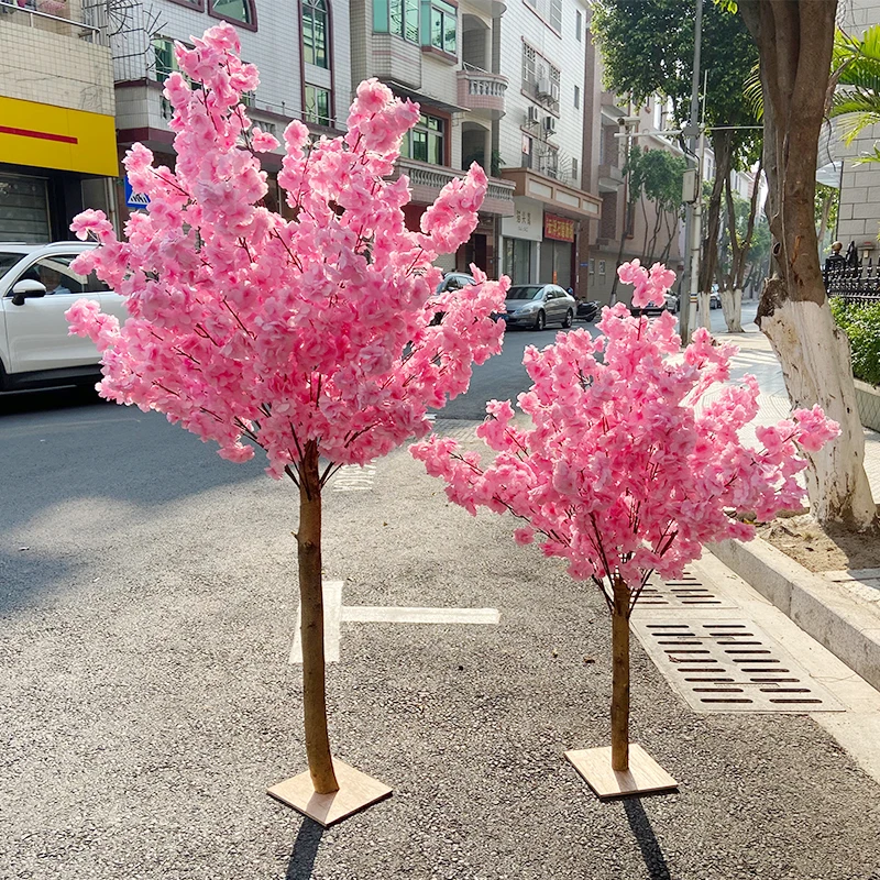 Artificial Cherry Tree Imitation Peach Tree Art Ornament Wedding Party Festival Decoration Stage Outdoor Garden Decoration