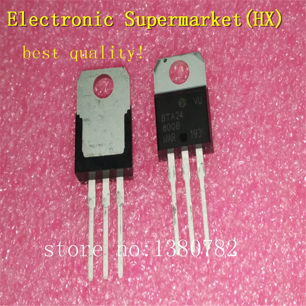 

Free shipping 100pcs/lots BTA24-800B TO-220 BTA24-800 BTA24 24-800B IC In stock!