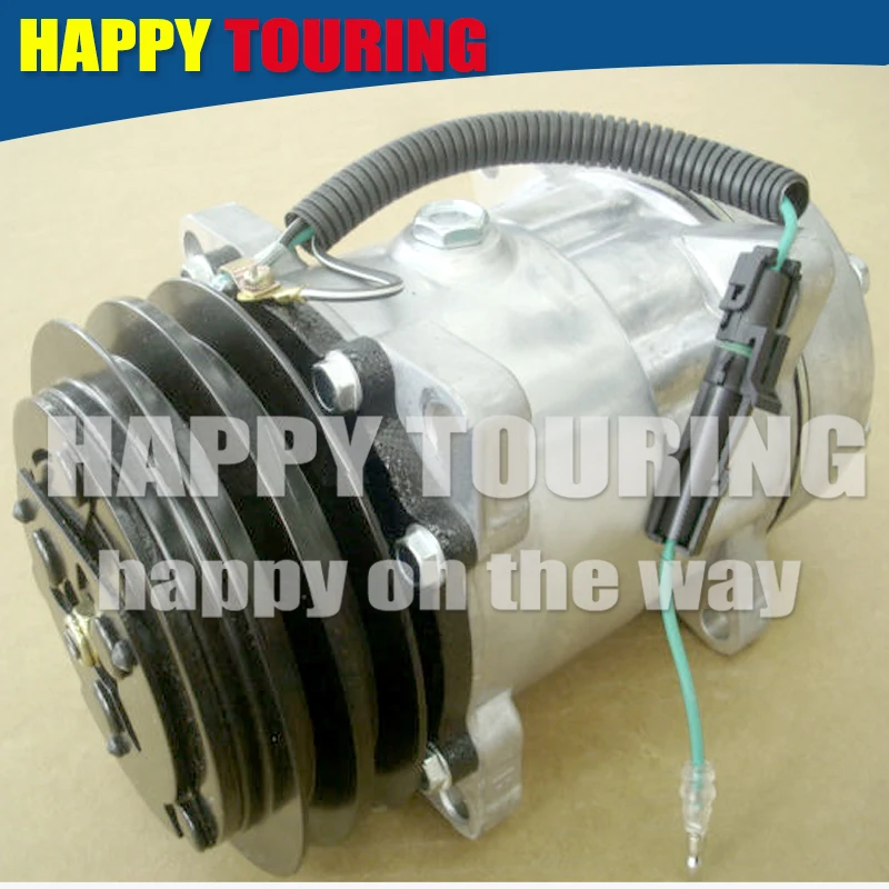 

SD7H15 AC Compressor w/Clutch For Sanden 6627 6632 6634 6665 6667 6680 4506 4507 4521 4527 4537 4435 2GR 132mm 24V