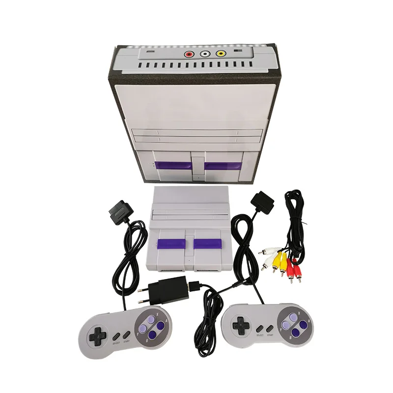 New SNES game console 16-bit Entertainment System Compatible with Super Nintendo Games Comes