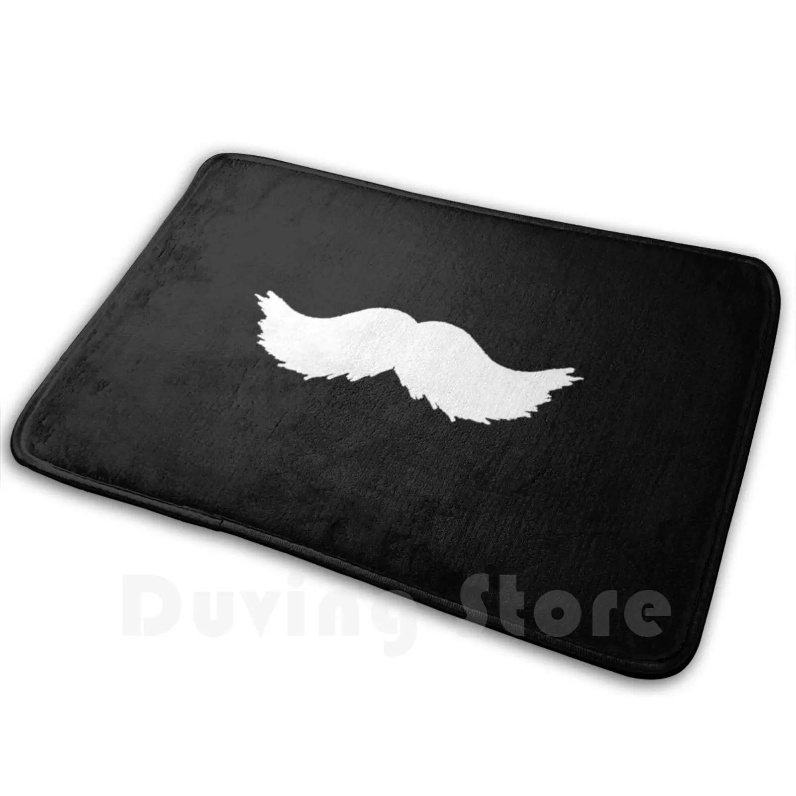 Mustache Mat Rug Carpet Funny Gift From Wife To Husband Soft Non-Slip Mat Rug Carpet Cushion Coverings Men Cover Pocket Reusable