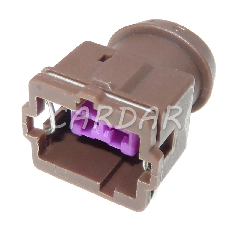 1 Set 2 Pin 3.5 Series Auto Wiring Socket AC Assembly Cable Wire Unsealed Plastic Brown Connetcor with Terminal