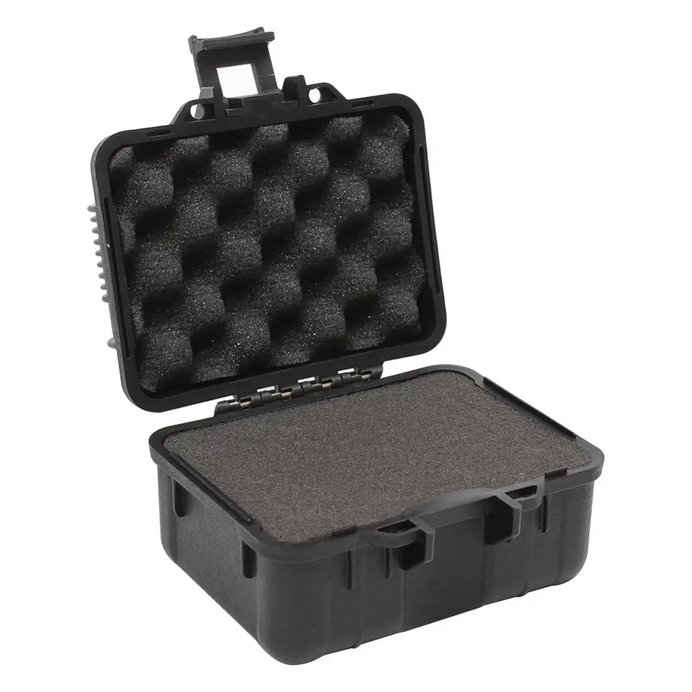 Caja de herramientas de plástico sellada, equipo impermeable, caja de instrumentos a prueba de golpes, caja de herramientas protectora de seguridad,