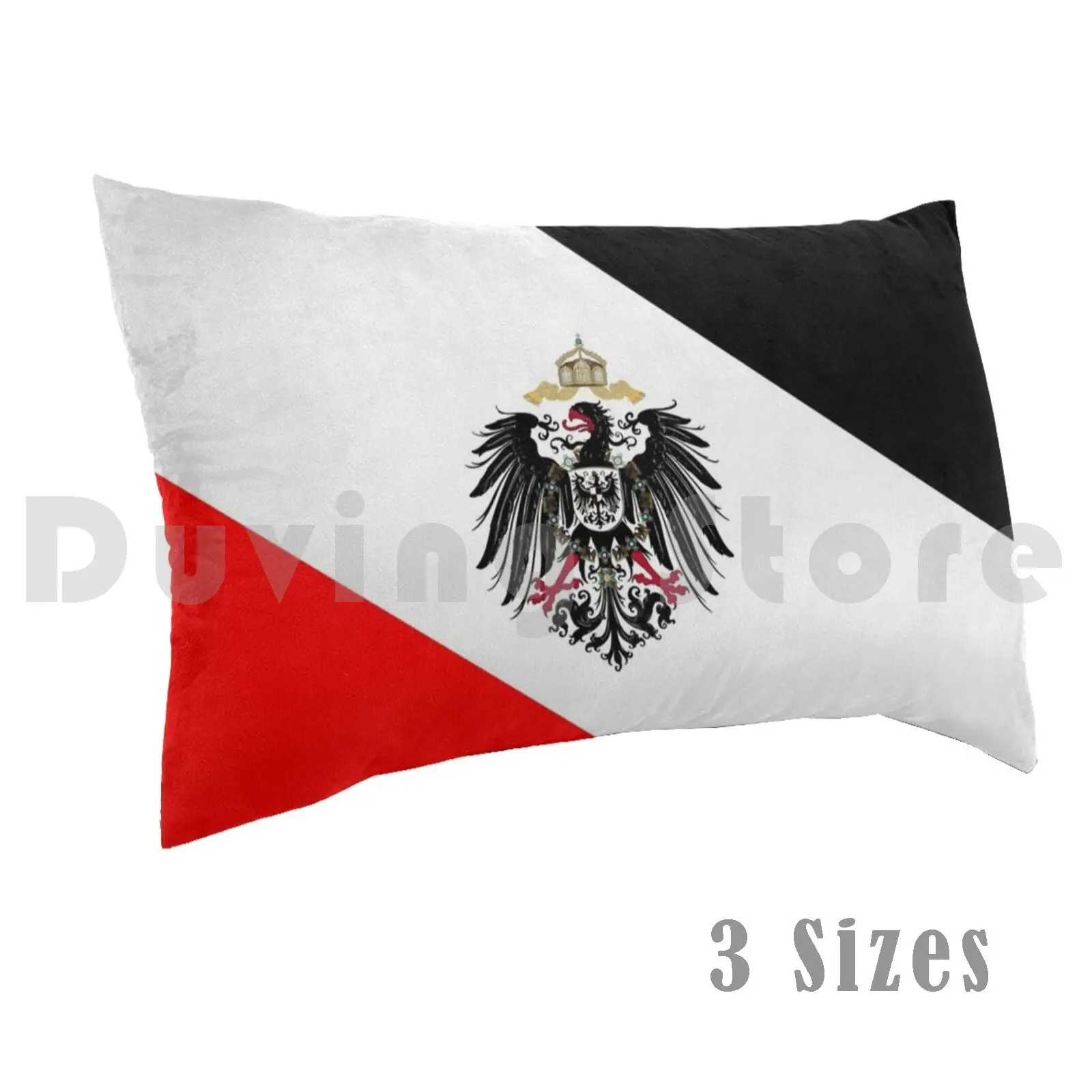 The German Imperium Pillow Case Printed 35x50 Germany Empire Patriot Black White Red Flag Eagle