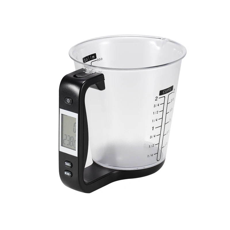 1000g Measuring Cup Kitchen Scales Digital Electronic Scale Beaker Libra Baking Tools Electronic LCD Display Temperature