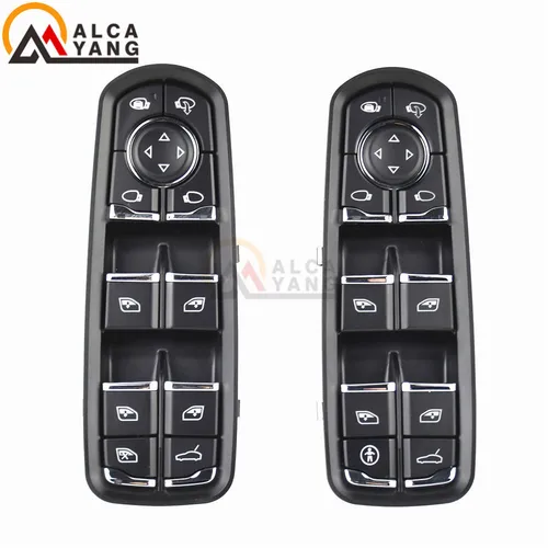 Imagen 1 del producto Nuevo interruptor de espejo de Windows eléctrico para Porsche Panamera Cayenne Macan 2011-2017 7PP 959858 M 7PP 959858 A 7PP 959 858 A