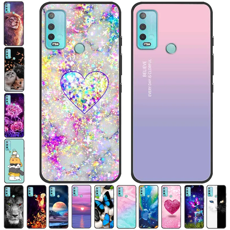 For Wiko Power U30 Case U20 U10 Soft Painted Cool TPU Black Back Cover for Wiko Power U20 Phone Cases Silicone PowerU30 U 20 10