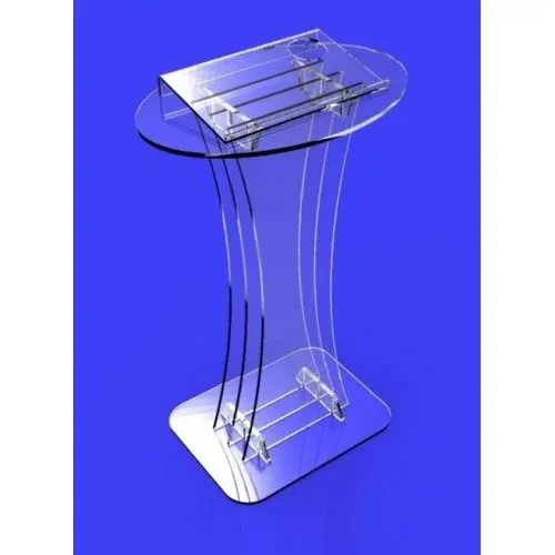Clear Acrylic Lucite Podium Pulpit Lectern plexiglass