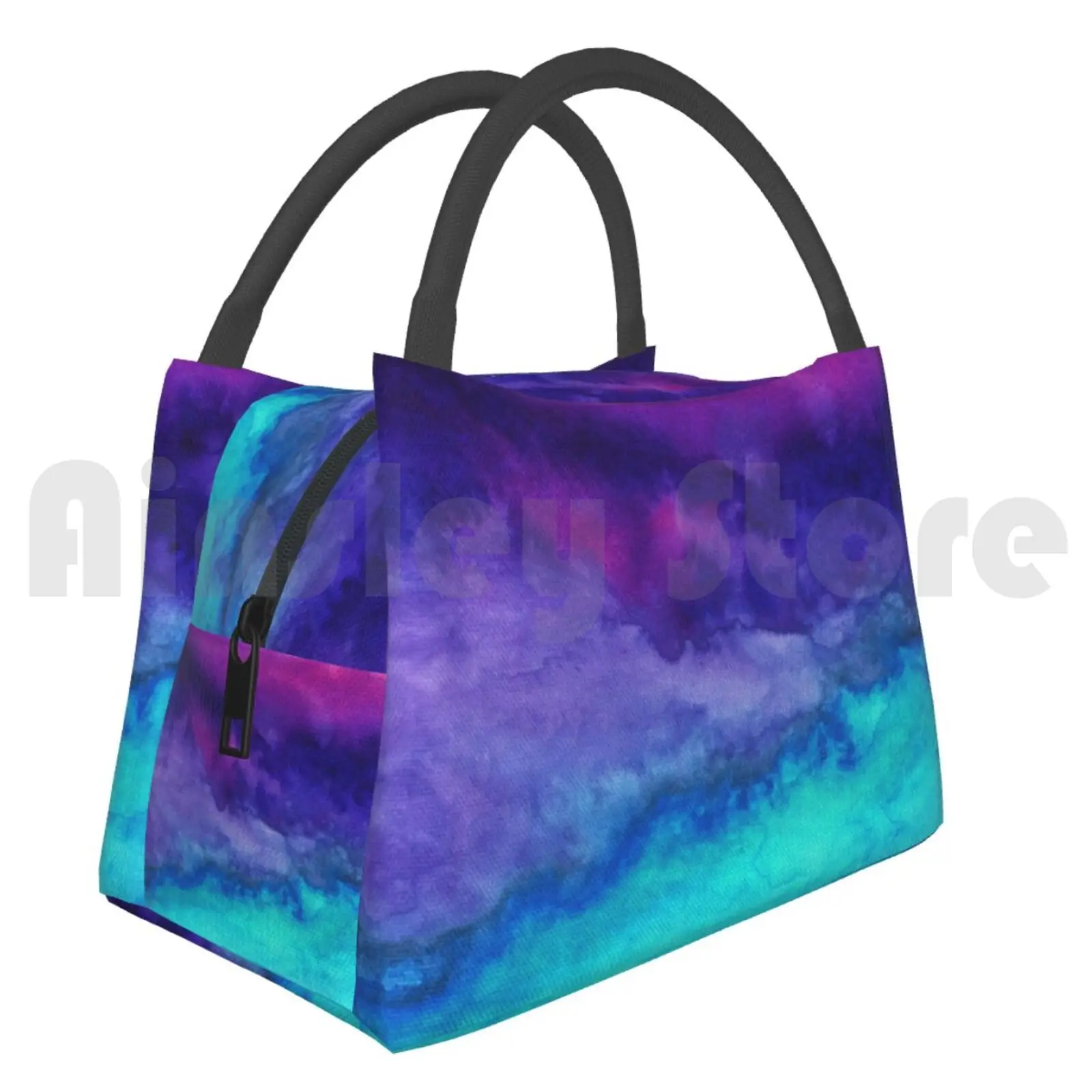 Portable Insulation Bag The Sound-Abstract Ombre Watercolor Ombre Watercolor Abstract Abstract Painting Abstract