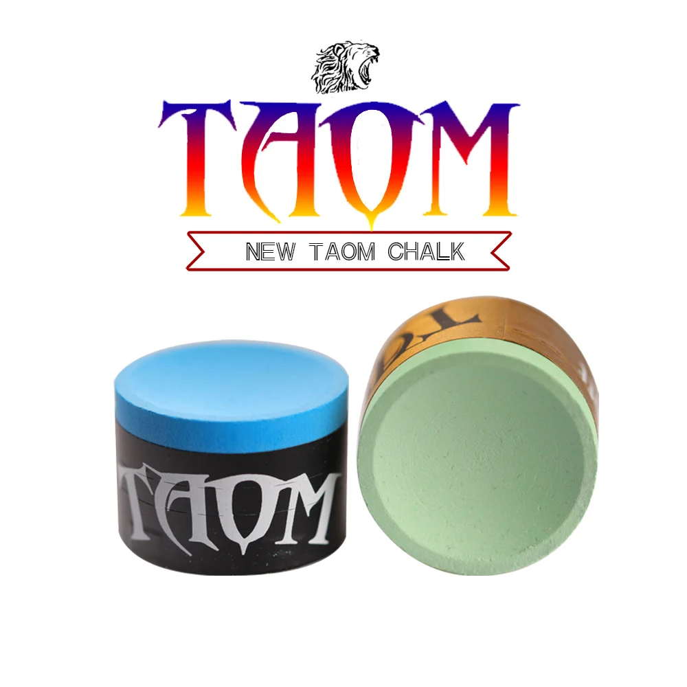 TAOM PYRO Chalk Suitable for Pool, Snooker, Carom Cue, Professional Billiards, Chalk Pool Game, Blue, Green Colors, Original