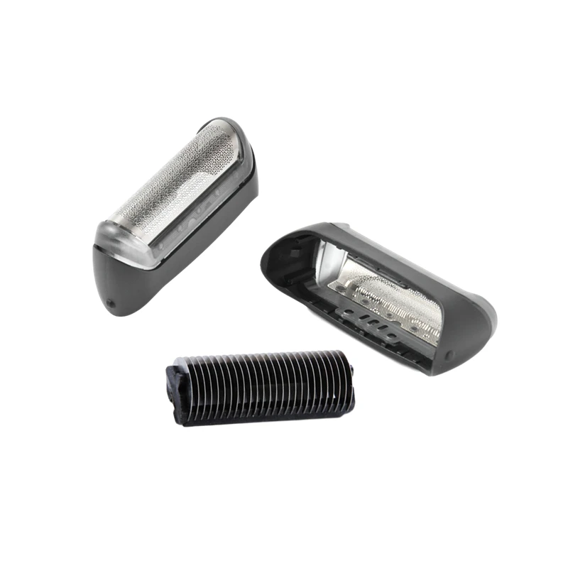 Qualidade shaver 10b folha cortador para braun 180 190 190s 2876 5728 5729 z20 z30 z40 z50 navalha substituição malha grade