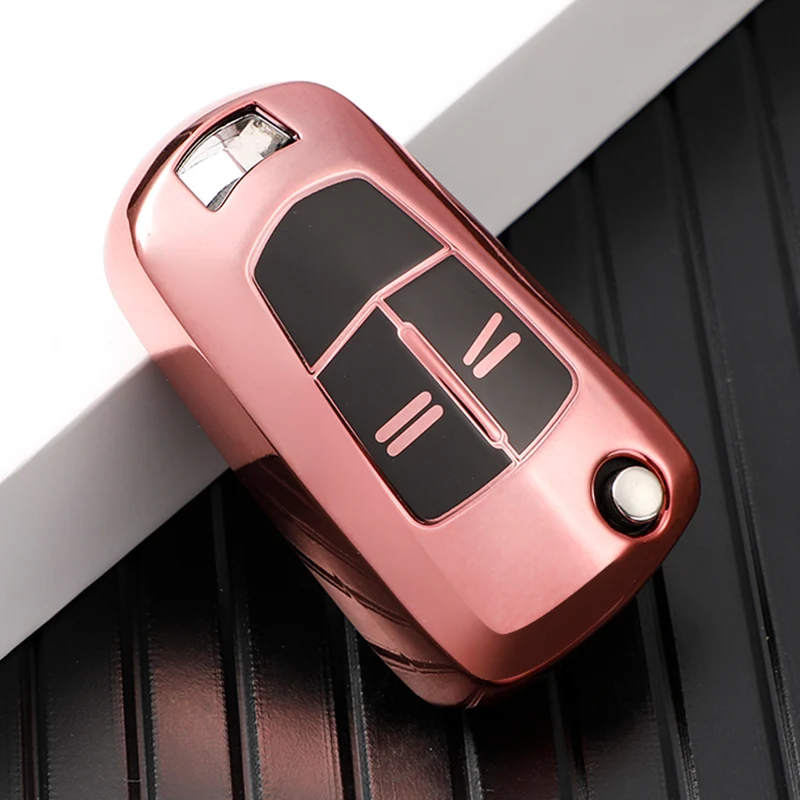 High Quality TPU Clamshell Folding Remote Control Key Case For Opel Astra H Corsa D Vectra C Zafira Astra Vectra Signum Car Cove