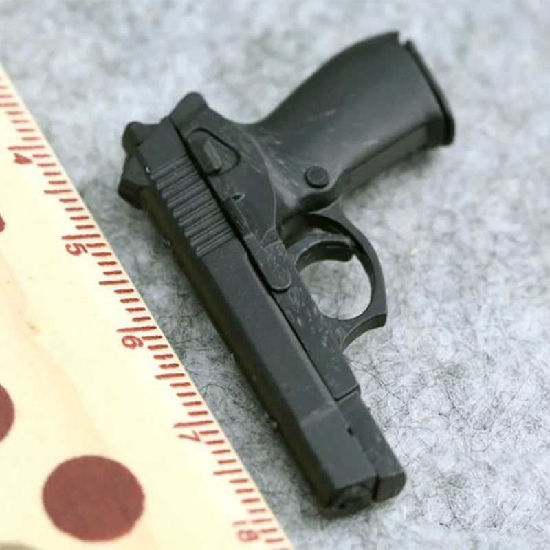 QSZ92 Pistol Gun Modelo, Escala 1:6, Acessório Arma, Montagem 4D, Action Figure 12 ", Brinquedos de Boneca, Novo
