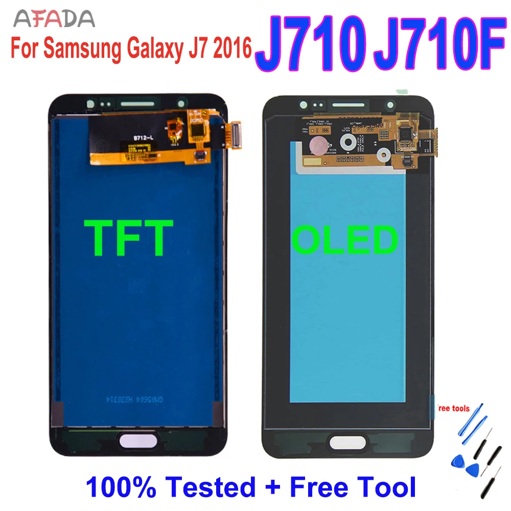 

5.5" Display for SAMSUNG Galaxy J7 2016 J710 J710F J710FN J710M J710H J710A DS LCD Touch Screen J710 J710F LCD Replacement