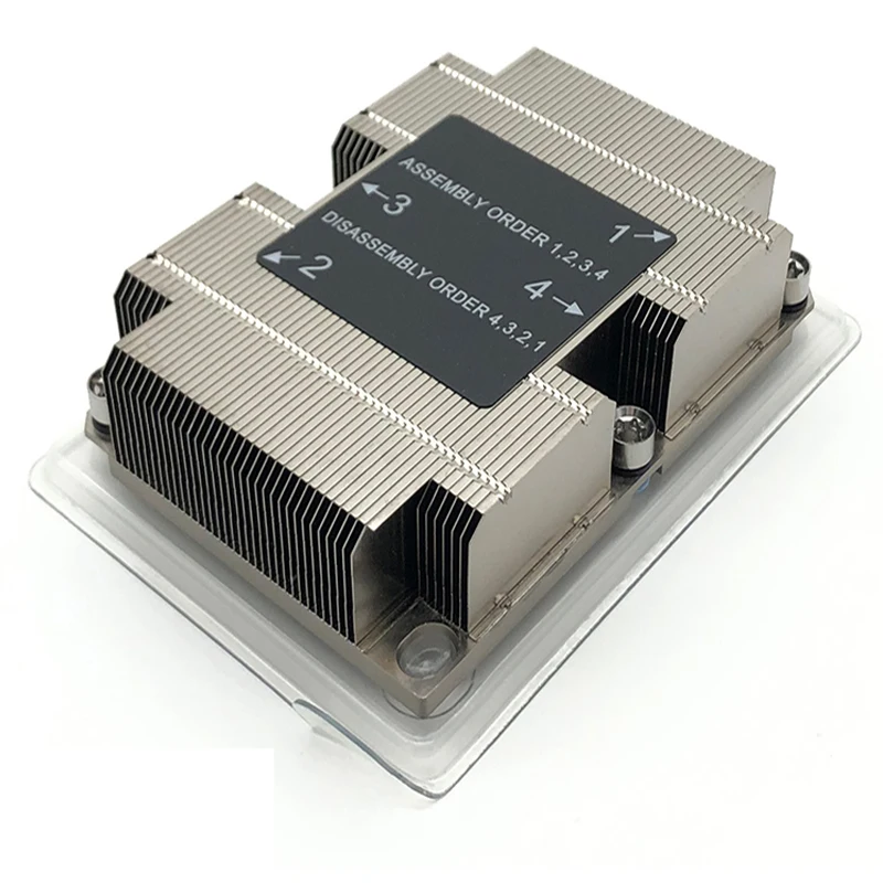 2022 High Quality LGA3647 Narrow ILM 1U Passive CPU Cooler Heatsink For Server Industrial Computer