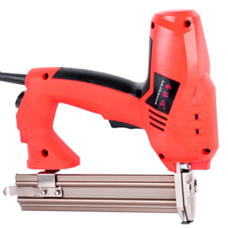 2 in 1 Electric Nailer and Stapler Furniture Staple Gun for Frame with Staples & Nails Carpentry Woodworking Tools
