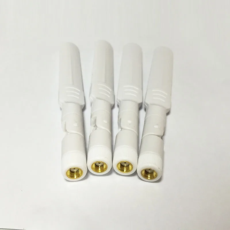 100PC  Wifi Antenna dual band 2.4Ghz 5Ghz 8dbi high gain Omni  RP-SMA connector rotatable White color oars flat aerial Wholesale