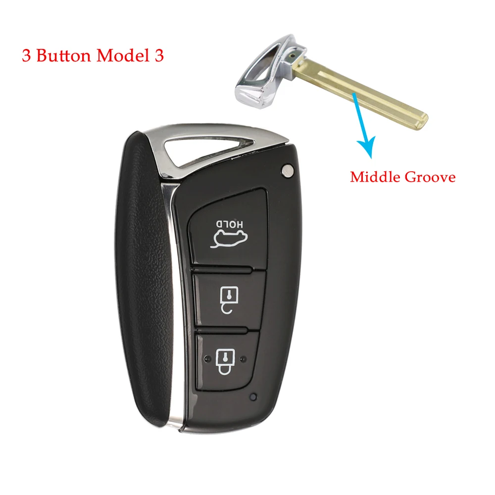 YIQIXIN Remote Case Car Key Shell 3/4 Buttons For Hyundai IGenesis Santa Fe 2012-2018 Equus Azera Tucson Genesis Housing Cover