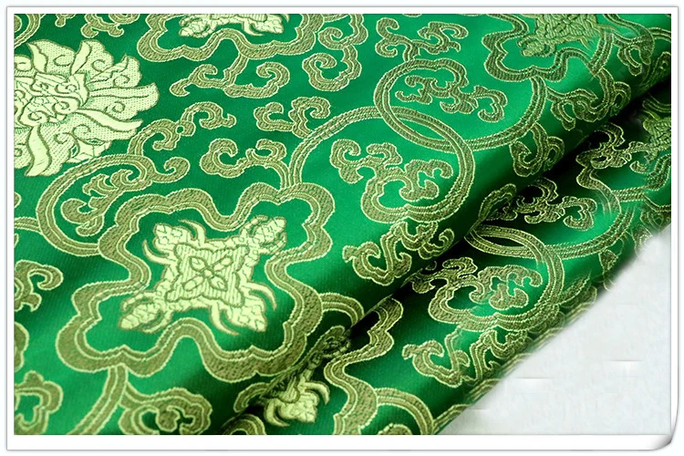 Honour Flowers style Brocade Fabric Damask Jacquard Apparel Costume Upholstery Furnishing Curtain DIY Clothing Material BY meter