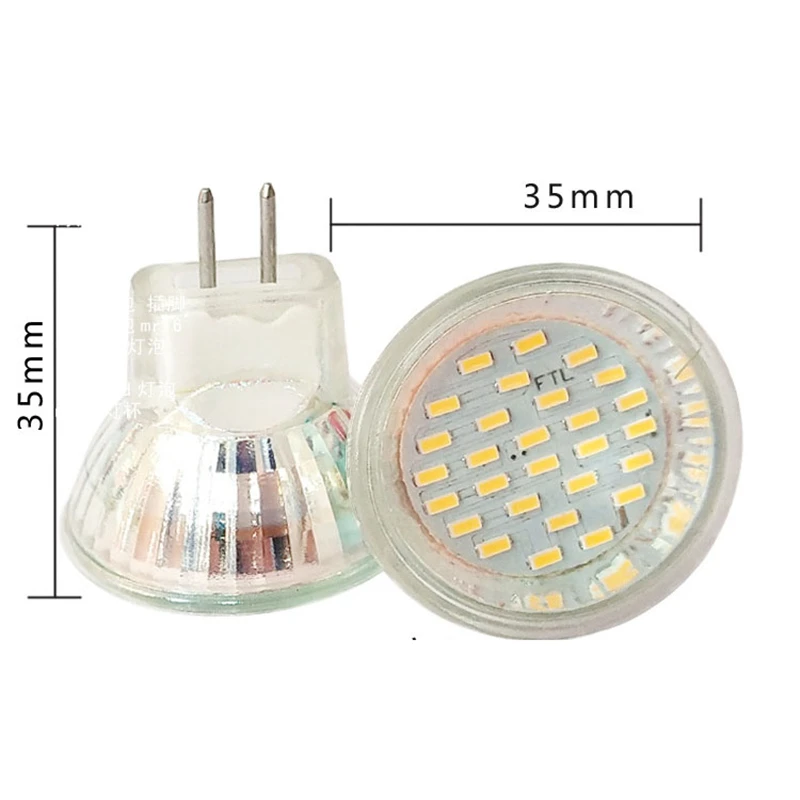 Ultra Bright Led Light MR11 Led Bulb GU5.3 Lamps AC 220V 5W 7W Spotlight Bulbs Warm Cool White Mr11 Leds GLASS Body