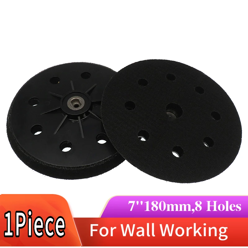 7 Inch 180MM Wall Polishing Pad Sanding Grinding Disc Sandpaper Sanding Pad  Pneumatic Sander Sandpaper Disk Walls Woodworking