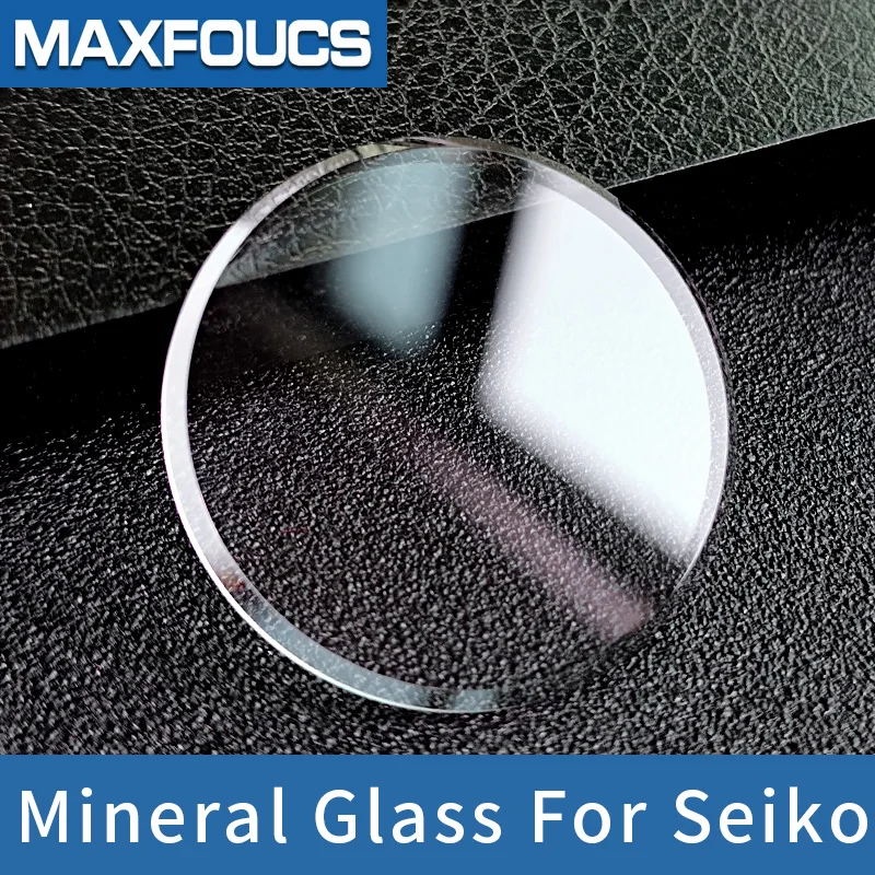 For Seiko Flat Mineral Glass With Big Chamfer 34x2.1mm Crystal Watch Glass Watch Part Replacement Parts White (No Ar)