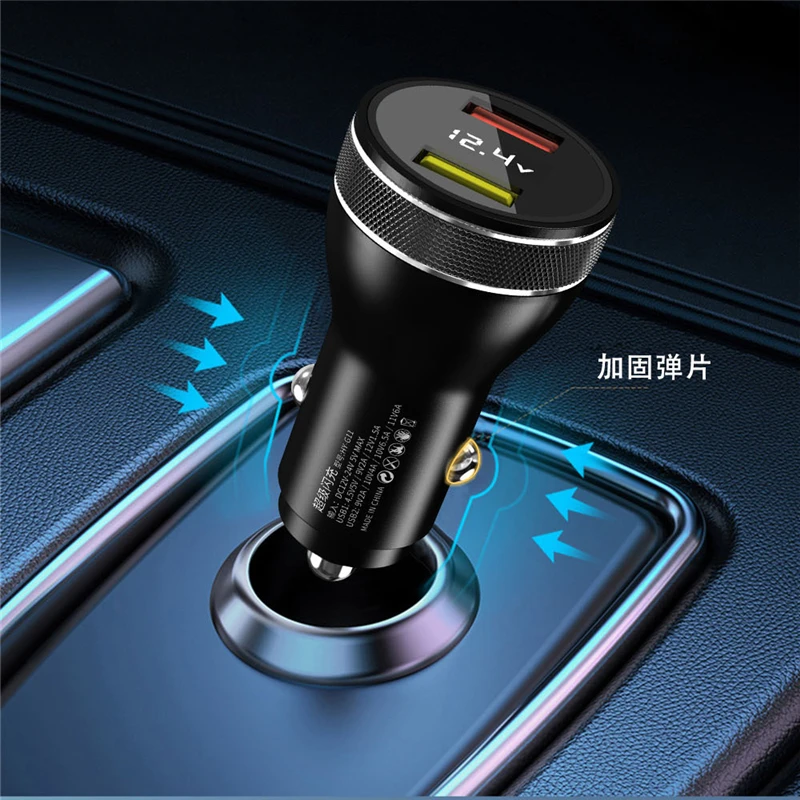 65W SUPERVOOC 2.0 SuperDart + 22.5W Car Fast Charger For OPPO Find X3 Pro Reno 6 Realme GT Master GT Neo X50 8 Pro 6.5A Cable